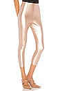 view 2 of 4 Perfect Control Faux Leather Capri in Rose Gold
