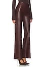 view 2 of 6 Faux Leather Wide Leg Pant in Oxblood