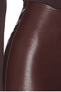 view 6 of 6 Faux Leather Wide Leg Pant in Oxblood