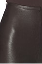 view 6 of 6 Faux Leather Wide Leg Pant in Espresso