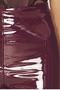 view 6 of 6 Faux Patent Leather Legging in Burgundy