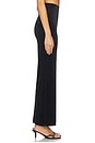 view 3 of 6 Velvet Wide Leg Pant in Black