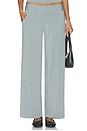 view 1 of 6 Calça Wide Leg Butter in Heathered Grey