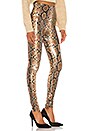 view 2 of 4 Faux Leather Leggings in Snake