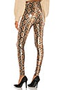 view 3 of 4 Faux Leather Leggings in Snake