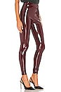 view 2 of 4 Patent Leggings in Burgundy
