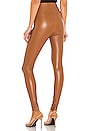 view 3 of 4 Faux Leather Legging in Cocoa