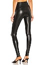view 3 of 4 Faux Leather Pocket Legging in Black