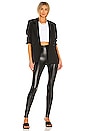 view 4 of 4 Faux Leather Pocket Legging in Black