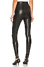 view 3 of 4 Faux Leather Moto Legging in Black