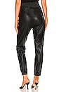view 3 of 4 Faux Leather Jogger in Black
