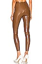 view 3 of 4 Faux Patent Leather Leggings in Cinnamon