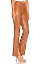 view 2 of 4 PANTALÓN FAUX LEATHER in Cocoa