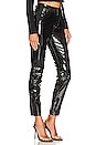 view 2 of 4 Faux Patent Leather Pant in Black
