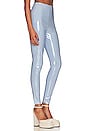 view 2 of 4 Faux Patent Leather Legging in Vintage Blue