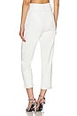 view 3 of 4 Faux Leather Paperbag Pant in White