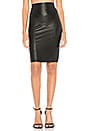 view 1 of 4 Perfect Pencil Faux Leather Skirt in Black