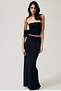 view 1 of 7 Butter Luxe Maxi Column Skirt in Black