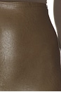 view 6 of 6 Faux Leather Midi Skirt in Cadet