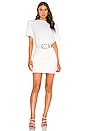 view 4 of 4 Faux Leather Mini Skirt in White