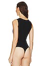 view 4 of 5 Neopene Deep V Bodysuit in Black