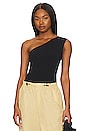 view 1 of 5 Ballet One Shoulder Bodysuit in Black