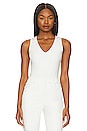 view 1 of 5 BODY NEOPRENE DEEP V in White