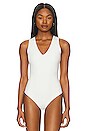 view 2 of 5 BODY NEOPRENE DEEP V in White