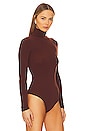 view 3 of 5 Ballet Turtleneck Bodysuit in Copper