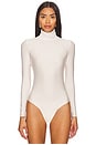 view 2 of 5 Butter Turtleneck Bodysuit in Porcelain