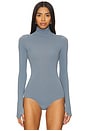 view 2 of 5 Ballet Turtleneck Bodysuit in Bluestone