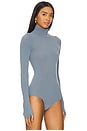 view 3 of 5 Ballet Turtleneck Bodysuit in Bluestone