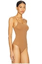 view 3 of 5 Ballet Cami Bodysuit in Cocoa