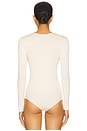 view 4 of 5 Prima Ballet Deep V Bodysuit in Ivory