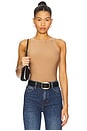 view 1 of 5 Butter Crewneck Tank Bodysuit in Toffee