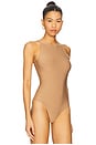 view 2 of 5 Butter Crewneck Tank Bodysuit in Toffee