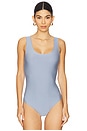 view 2 of 5 Butter Tank Bodysuit in Pool