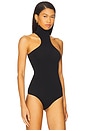 view 3 of 5 Ballet Racer Turtleneck Bodysuit in Black