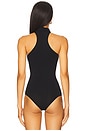 view 4 of 5 Ballet Racer Turtleneck Bodysuit in Black