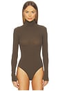 view 2 of 5 Ballet Crewneck Bodysuit With Thumbholes in Cadet
