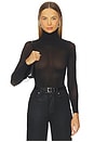 view 1 of 4 Ballet Sheer Turtleneck Bodysuit in Black