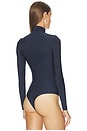 view 4 of 5 Butter Turtleneck Bodysuit in Navy