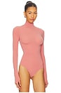 view 3 of 5 Ballet Turtleneck Bodysuit in Vintage Pink