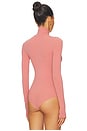 view 4 of 5 Ballet Turtleneck Bodysuit in Vintage Pink