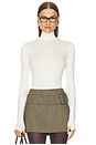 view 1 of 5 Prima Ballet Turtleneck Bodysuit in Bone