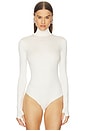 view 2 of 5 Prima Ballet Turtleneck Bodysuit in Bone