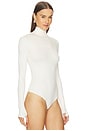 view 3 of 5 Prima Ballet Turtleneck Bodysuit in Bone