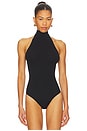 view 2 of 5 Ballet Turtleneck Bodysuit in Black
