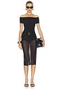 view 5 of 5 Ballet Cap Sleeve Bodysuit in Black