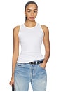 view 1 of 4 Better Than Basic Rib Tank in White